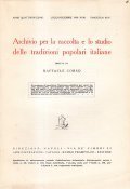 ARCHIVIO PER LA RACCOLTA E LO STUDIO DELLE TRADIZIONI POPOLARI …