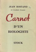 CARNET D'UN BIOLOGISTE