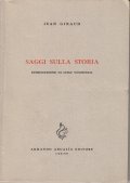 SAGGI SULLA STORIA- INTRODUZIONE DI LUIGI VOLPICELLI