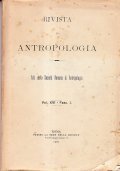 RIVISTA DI ANTROPOLOGIA VOL. XVI FASC. I 1911- ATTI DELLA …