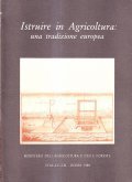 ISTRUIRE IN AGRICOLTURA: UNA TRADIZIONE EUROPEA