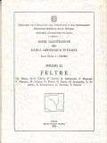 FELTRE- NOTE ILLUSTRATIVE DELLA CARTA GEOLOGICA D'ITALIA FOGLIO 22