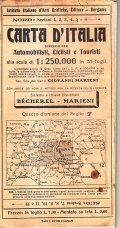 CARTA D'ITALIA SPECIALE PER AUTOMOBILISTI CICLISTI E TOURISTI FOGLIO 7 … | Immagine principale