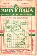 CARTA D'ITALIA DEL TOURING CLUB ITALIANO FOGLIO 16 GENOVA- IN …