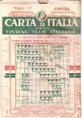 CARTA D'ITALIA DEL TOURING CLUB ITALIANO FOGLIO 37 FOGGIA- IN … | Immagine principale