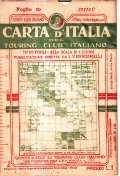 CARTA D'ITALIA DEL TOURING CLUB ITALIANO FOGLIO 50 CEFALU'- IN … | Immagine principale