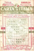 CARTA D'ITALIA DEL TOURING CLUB ITALIANO FOGLIO 53 BADOLATO- IN … | Immagine principale
