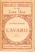 L' AVARO- COMMEDIA IN CINQUE ATTI | Immagine principale