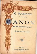 MANON- OPERA COMICA IN QUATTRO ATTI E CINQUE TEMPI