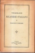 VOCABOLARIO MILANESE - ITALIANO- VULUME QUINTO | Immagine principale