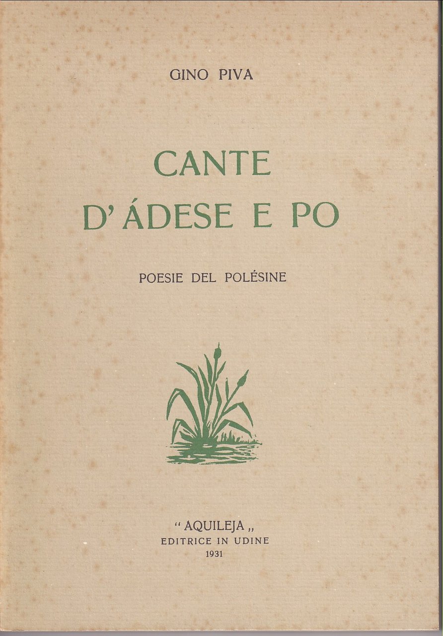 CANTE D' ADESE E PO - POESIE DEL POLESINE