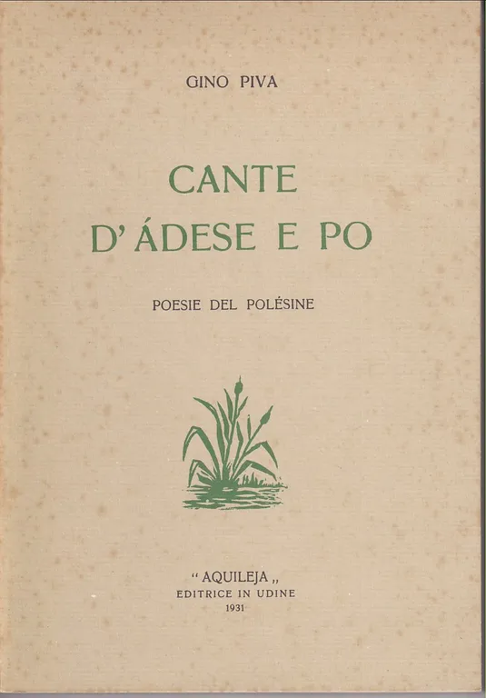 CANTE D' ADESE E PO - POESIE DEL POLESINE