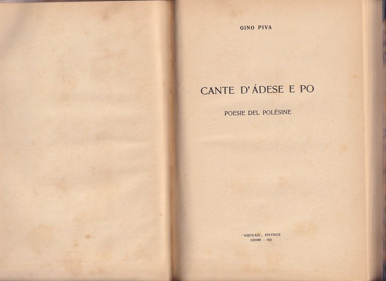 CANTE D' ADESE E PO - POESIE DEL POLESINE | Immagine Gallery 2