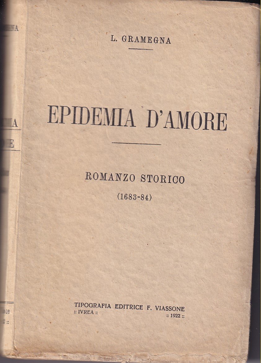EPIDEMIA D'AMORE - Romanzo storico (1683-84) | Immagine principale