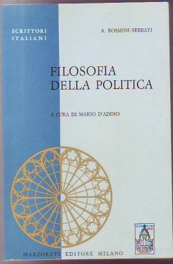 FILOSOFIA DELLA POLITICA- a cura di Mario D'Addio