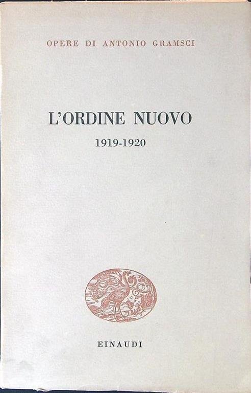 L'ORDINE NUOVO - 1919 - 1920 | Immagine principale