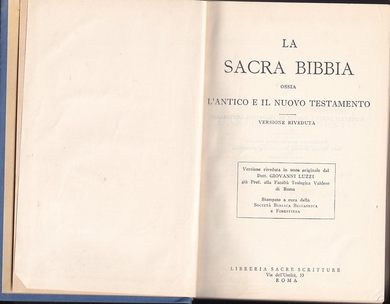 LA SACRA BIBBIA - OSSIA ANTICO E NUOVO TESTAMENTO | Immagine Gallery 2