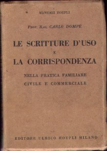 LE SCRITTURE D'USO E LA CORRISPONDENZA- NELLA PRATICA FAMILIARE CIVILE …