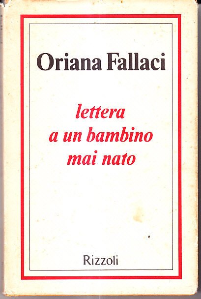 LETTERA A UN BAMBINO MAI NATO