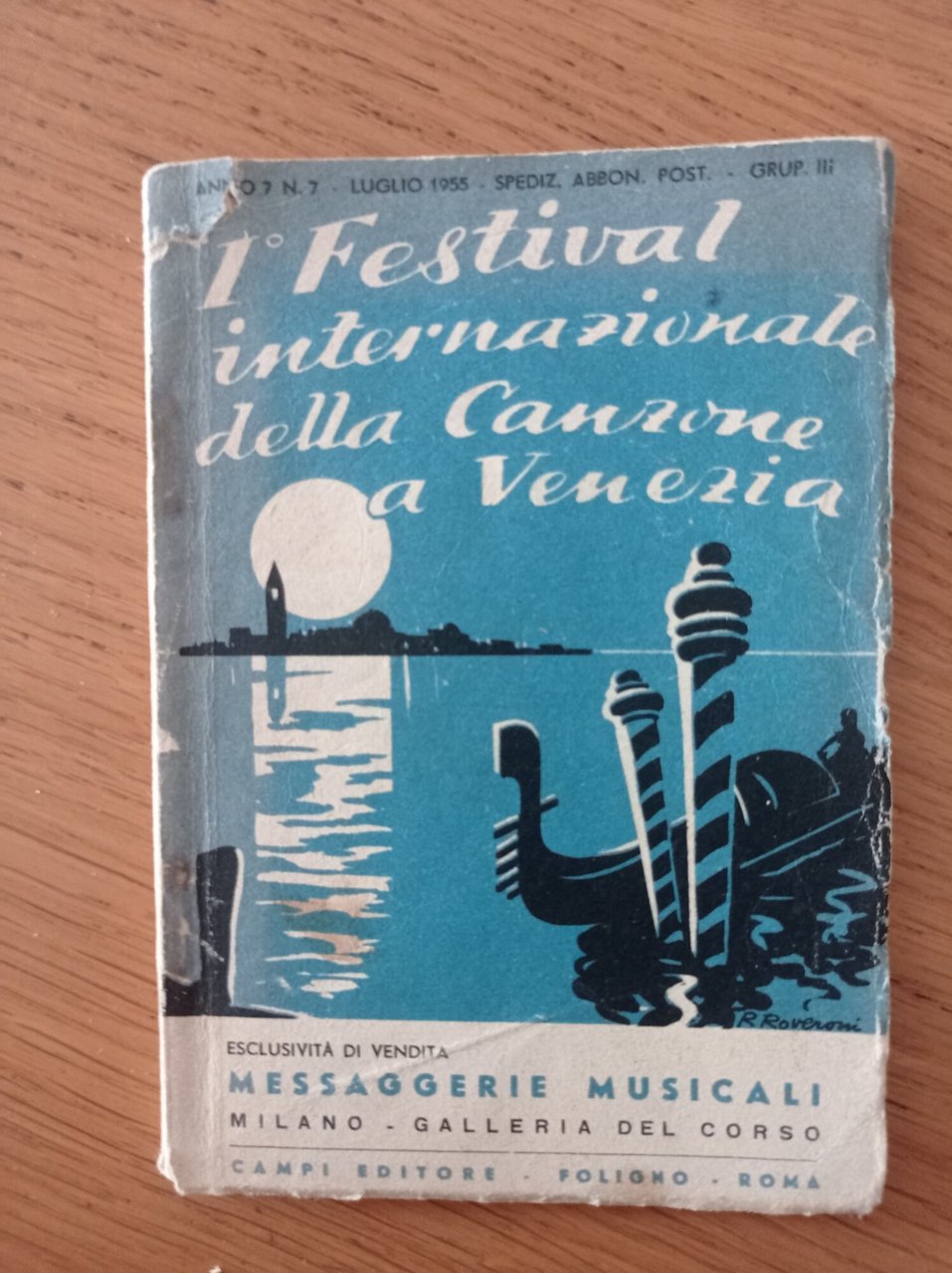 1^ Festival internazionale della canzone a Venezia