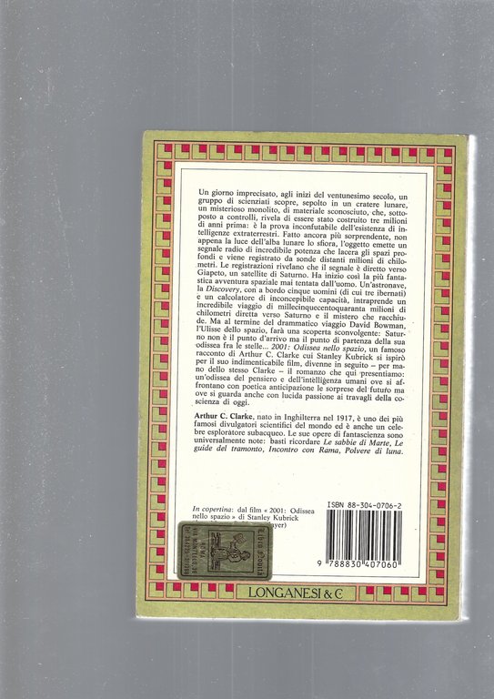 2001 odissea nello spazio : romanzo