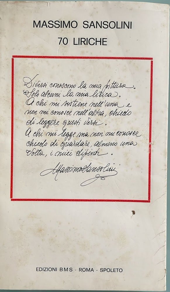 70 liriche. Dalle raccolte "volano i gabbiani" e "bulbi di … | Immagine principale