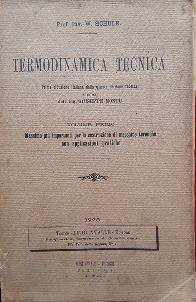 Termodinamica tecnica.I. II. 