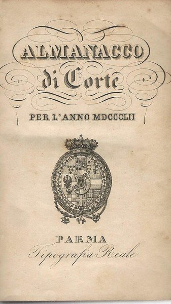 Almanacco di corte per l'anno MDCCCLII | Immagine principale