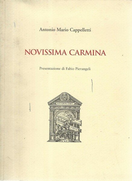 Novissima carmina | Immagine principale