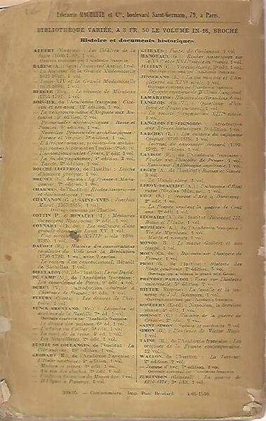 Les drames de l'histoire