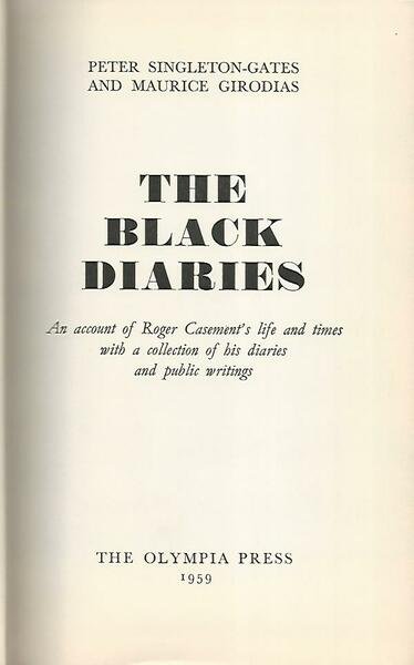 The black diaries