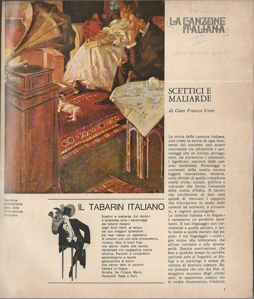 La canzone italiana. Volumi 1-2