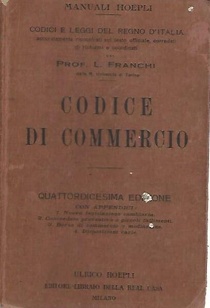 Codice di commercio | Immagine principale