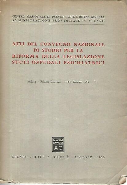 Atti del convegno nazionale di studio per la riforma della …