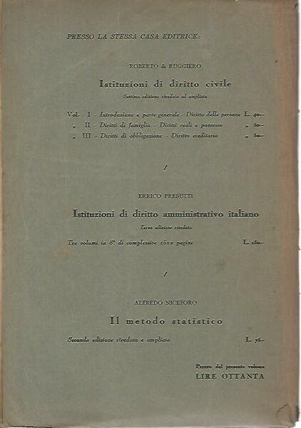 Istituzioni di diritto privato. Volume unico