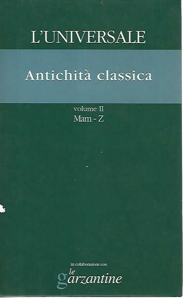 L'universale. Antichità classica. Volume II Mam-Z
