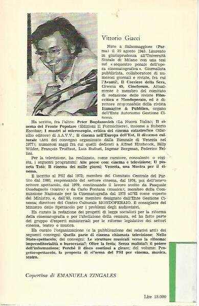Lavorare per lo spettacolo