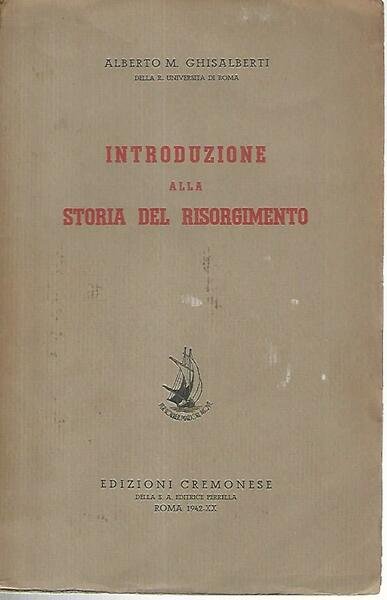Introduzione alla storia del risorgimento | Immagine principale