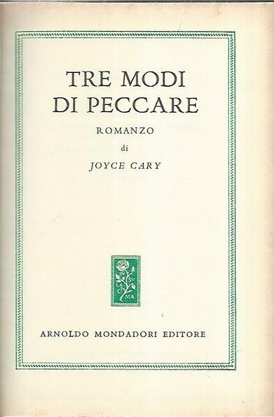 Tre modi di peccare | Immagine principale