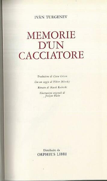 Memorie d'un cacciatore | Immagine principale