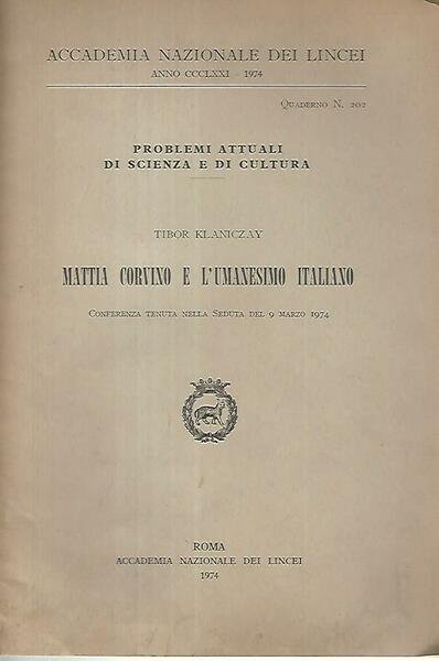 Mattia Corvino e l'umanesimo italiano