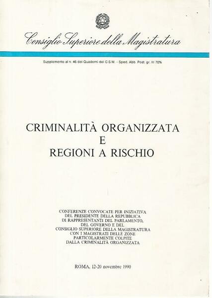 Criminalità organizzata e regioni a rischio | Immagine principale