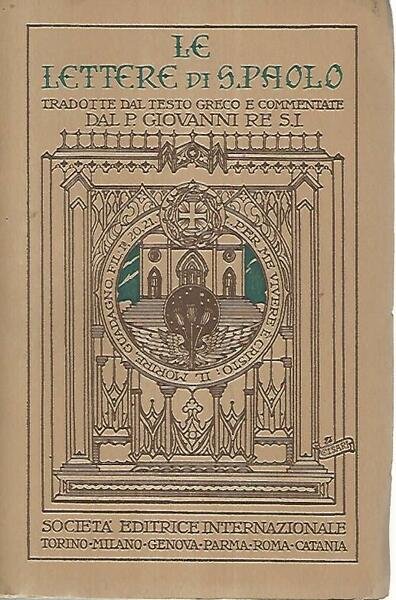 Le lettere di S. Paolo | Immagine principale