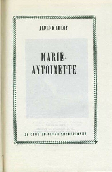Marie Antoinette