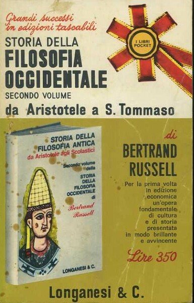 Storia della filosofia occidentale. Secondo volume. Da Aristotele a S. Tommaso