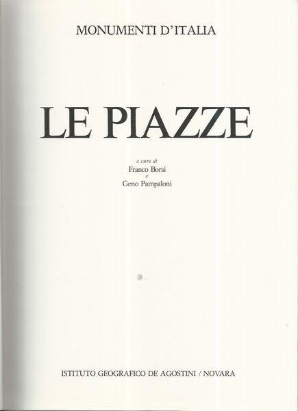 Le piazze | Immagine principale