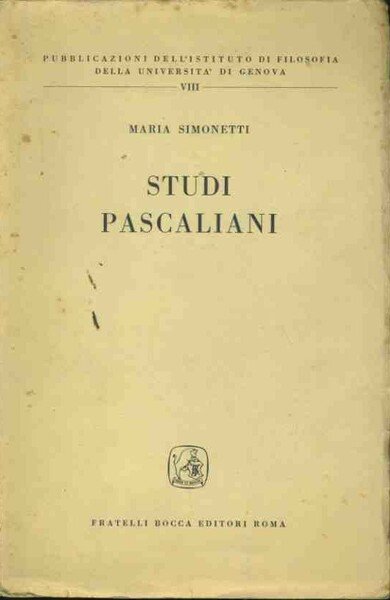Studi pascaliani | Immagine principale