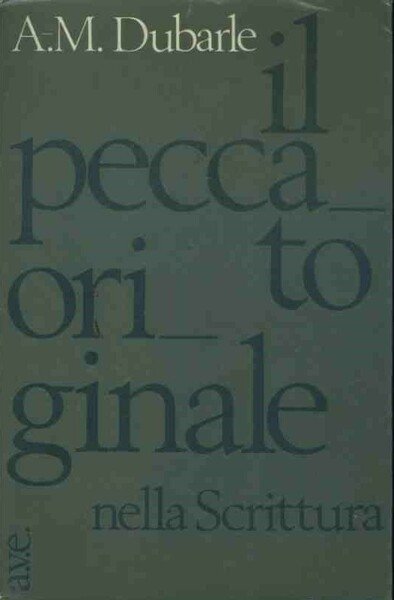 Il peccato originale nella scrittura
