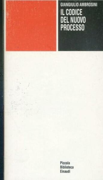 Il codice del nuovo processo | Immagine principale