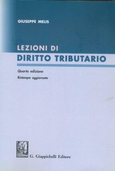 Lezioni di diritto tributario